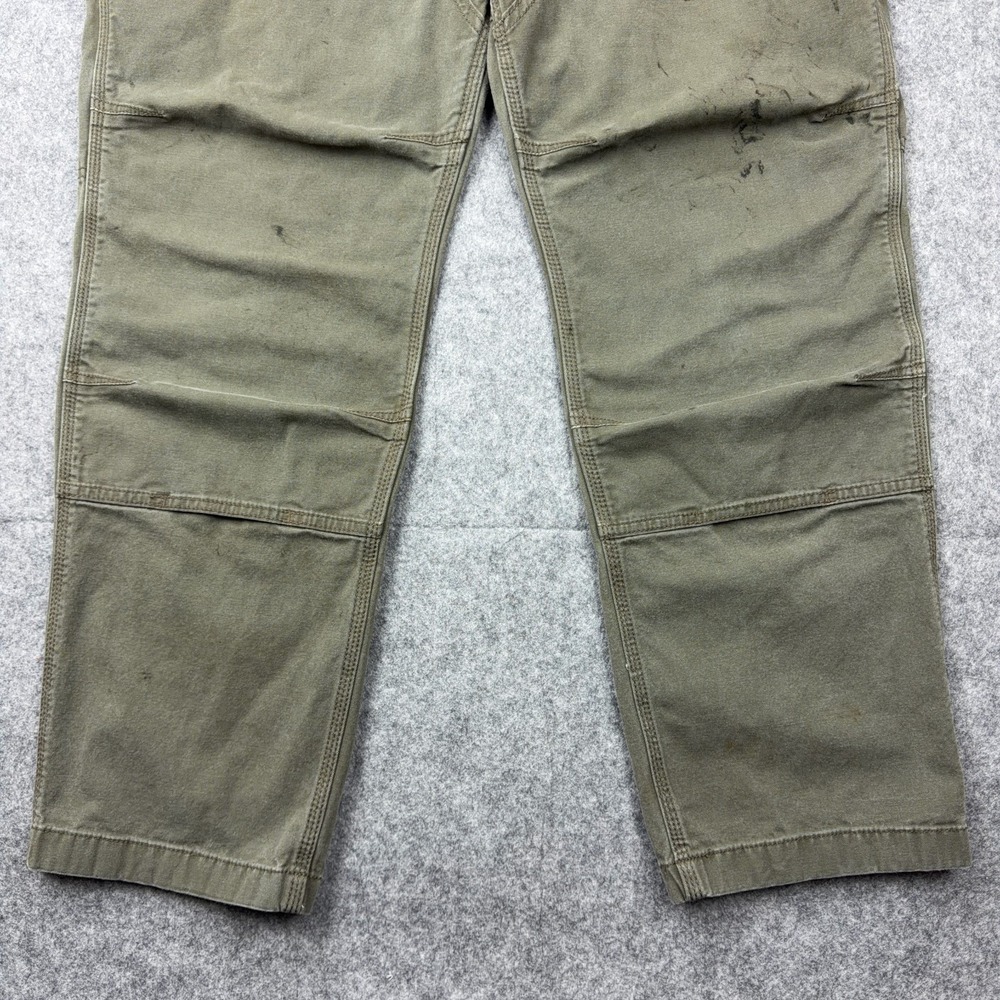 Carhartt‎ Pants Mens 38x30 Gray Rugged Flex Double Front Utility Canvas Work - Picture 6 of 13